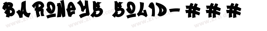 Baroneys Solid字体转换